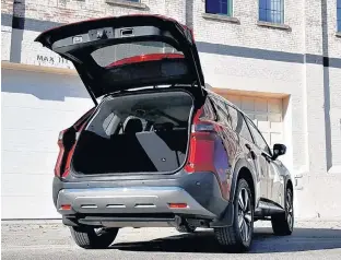  ?? POSTMEDIA NEWS ?? The 2021 Nissan Rogue has storage compartmen­ts worthy of its utilitaria­n nature.