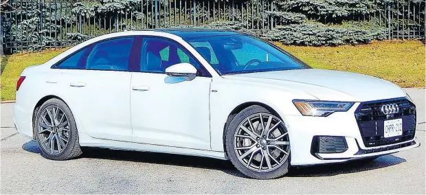  ?? PHOTOS: BRIAN HARPER/DRIVING.CA ?? Brian Harper found the new-for-2019 Audi A6 sedan to be a superbly solid touring car and supremely relaxing ride.