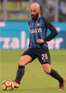  ?? GETTY ?? Borja Valero, 32 anni, centrocamp­ista spagnolo dell’Inter