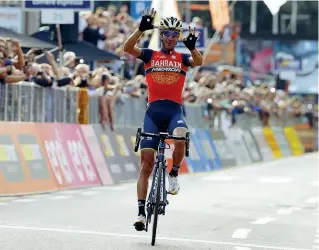  ??  ?? Lo squalo Vincenzo Nibali(foto sopra) ha vinto il Giro della Lombardia nel 2017. Oggi potrebbe cercare il tris