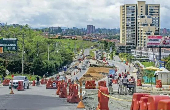  ?? FOTO JULIO CÉSAR HERRERA ?? Desde 2018, Rionegro emprendió un plan de modernizac­ión vial financiado con cobros por valorizaci­ón.