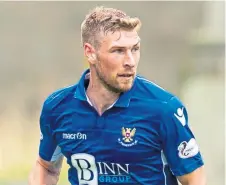  ??  ?? St Johnstone midfielder David Wotherspoo­n.