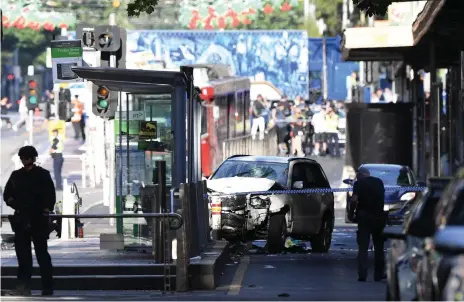  ?? Reuters ?? A 32-year-old man with mental health issues injured at least 19 people during the pre-Christmas shopping rush