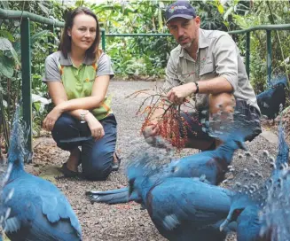  ??  ?? Michelle McGeorge and Brett Smith fear for Port Moresby Nature Park’s wildlife.