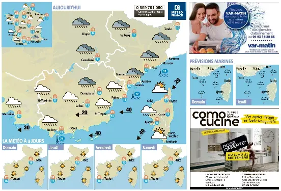 Pressreader Var Matin Frejus Saint Raphael 2019 09 10 Meteo France