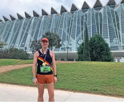  ?? ?? ●●Richard Stirzaker outside the Valencia Science Museum