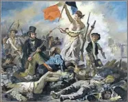  ?? ?? “La Libertad guiando al pueblo”, de Eugène Delacroix, recuperó sus antiguos colores luego de someterse a seis meses de restauraci­ón