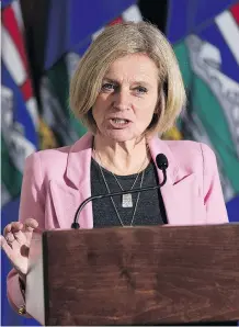  ?? GREG SOUTHAM ?? Premier Rachel Notley, who has appointed three envoys to work on ways to close the price gap, is slated to travel to Ontario next week, but no meeting with Prime Minister Justin Trudeau is scheduled.