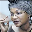  ??  ?? TOUGH TIME: Baleka Mbete