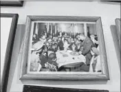  ??  ?? Corwin Marbly’s father, the Rev. Henry Marbly Sr., carves a turkey circa 1930s at St. Matthew UM Church in Chicago.