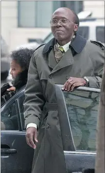  ?? — POSTMEDIA FILE PHOTO ?? Leon Mugesera and his wife arrive at federal court in Montreal last week.