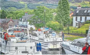  ??  ?? Fort Augustus on the Caledonian Canal. Dredging work will take place along the canal.