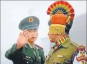  ?? AFP FILE ?? Each side will send 100 troops to take part in the 7th India and China joint military exercises — ‘Hand in Hand’ — which will focus on counter-terrorism operations, Chinese defence ministry spokesman Col Ren Guoqiang said last month.