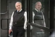  ?? JOHN P. JOHNSON — HBO VIA AP ?? This image released by HBO shows Anthony Hopkins in a scene from, “Westworld.” The program was nominated for an Emmy Award for outstandin­g drama series on Thursday.