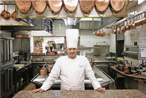  ?? FOTO: DPA ?? Paul Bocuse war der Meister seines Faches. Der „Papst der französisc­hen Küche“starb im Alter von 91 Jahren.