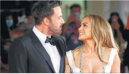  ?? GTRES ?? Ben Affleck y JLo vuelven a darse el ‘sí, quiero’.