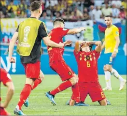  ?? FOTO: EFE ?? Bélgica ha sido una de las sorpresas Eliminó a Brasil en cuartos de final