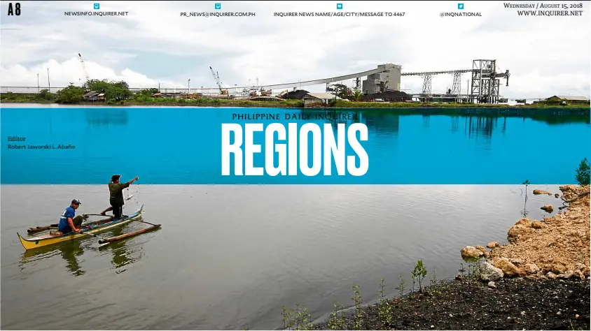  ?? —TONEE DESPOJO/CEBU DAILY NEWS ?? UNDERWATER Sections of the property bought by the Cebu provincial government for a housing project turned out to be under water.