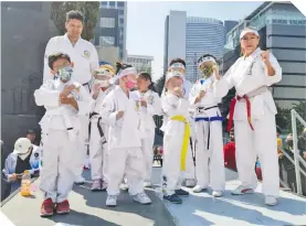  ?? ?? Kyuden La Villa es ejemplo de formación de niños en las artes marciales.