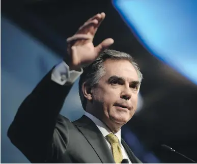  ?? SEAN KILPATRICK/THE CANADIAN PRESS ?? Alberta Premier Jim Prentice has warned Albertans of the bitter fiscal medicine to come.