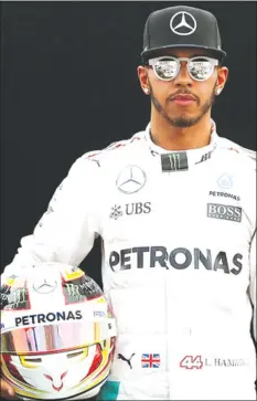  ??  ?? Lewis Hamilton