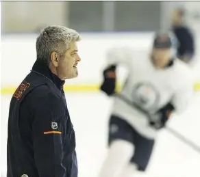  ?? IAN KUCERAK ?? Edmonton Oilers head coach Todd McLellan remains optimistic about his group even with their early-season struggles.
