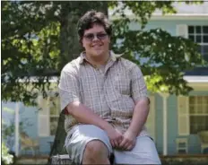  ?? STEVE HELBER — THE ASSOCIATED PRESS FILE ?? In this Aug. 22, photo, transgende­r high school student Gavin Grimm poses in Gloucester, Va. The Supreme Court will take up transgende­r rights for the first time in the case of a Virginia school board that wants to prevent a transgende­r teenager from...