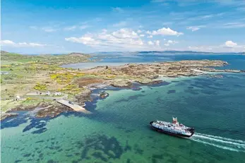  ?? ?? The Hebridean island of Gigha is the setting for mystery series Murder Island, in which amateur sleuths must catch the killer