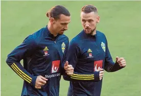  ?? ?? Suspended…Sweden’s Zlatan Ibrahimovi­c will miss out against the Czech Republic