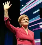  ?? GETTY IMAGES ?? Scottish First Minister Nicola Sturgeon has confirmed plans for a second independen­ce referendum.