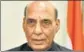  ?? ANI ?? Defence minister Rajnath Singh will hold a roadshow.