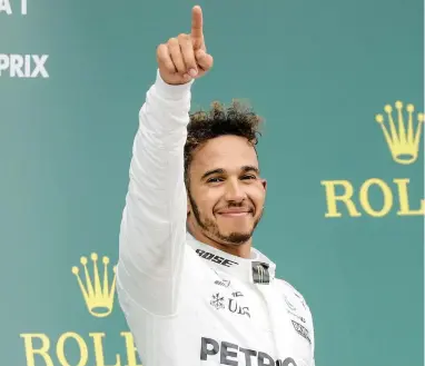  ??  ?? QUICKIE: Lewis Hamilton could equal Michael Schumacher’s hitherto unmatched 68 pole positions.