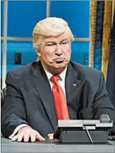  ?? WILL HEATH/NBC ?? Alec Baldwin has won plaudits and an Emmy for his “Saturday Night Live” role as President Donald Trump.