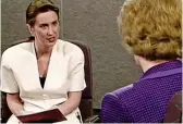  ??  ?? Kirsty Wark with PM in 1990