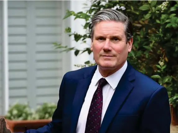  ?? (EPA) ?? Keir Starmer has to let voters know that the party has changed