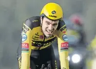  ?? FOTO: AP ?? Dumoulin, 30 años, aparca por ahora su carrera