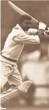  ??  ?? ●● Sir Everton Weekes is considered one of the top cricketers in history