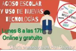  ?? D. A. ?? Cartel anunciador de la charla en el CEIP 28 de febrero.