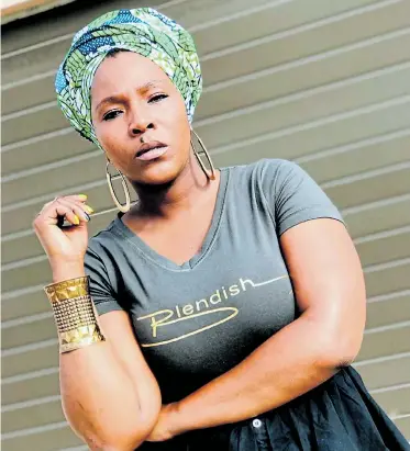  ??  ?? TAKE A CHANCE: DJ Bendish The Selector, real name Chuma Kimberley, will host her first event at Pata Pata Lifestyle in New Brighton on February 29