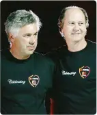  ?? ?? Carlo Ancelotti e Paulo Roberto Falcao