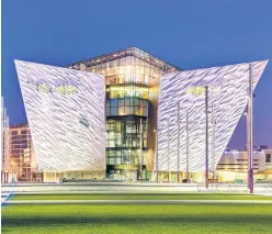  ??  ?? Tourist attraction­s like Titanic Belfast and Giant’s Causeway could take a hit in visitor numbers if no Brexit deal is agreed, it has been claimed