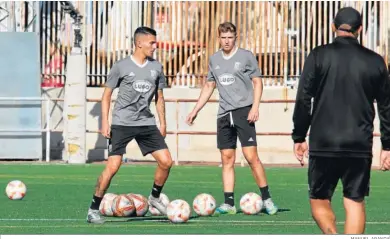  ?? MANUEL ARANDA ?? Daviti es baja el domingo por sanción y Urri puede tener algunas opciones.