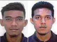  ??  ?? Three other suspects being sought by police.