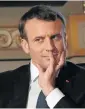  ??  ?? Emmanuel Macron