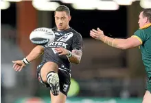  ??  ?? Benji Marshall playing for the Kiwis against the Kangaroos in 2012.