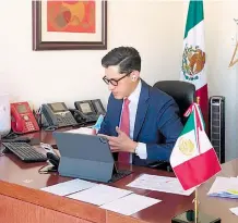  ?? CORTESÍA @SRE_MX ?? Roberto Velasco, encargado de despacho para América del Norte