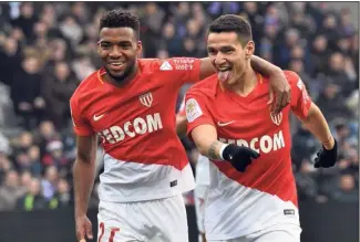  ?? (Photo Jean-François Ottonello) ?? Lemar et Rony Lopes à l’assaut de Bordeaux.