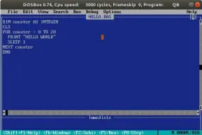  ??  ?? Hello World isn’t exciting, but it enables us to grasp enough of the syntax to check that everything is working, including our brain.