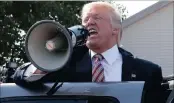  ?? PICTURE: REUTERS ?? Republican presidenti­al nominee, Donald Trump, speaks to supporters at the Canfield County Fair in Canfield, Ohio, yesterday.