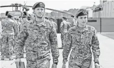  ?? MARK HILL, CW ?? Matt Barr and Christina Ochoa play chopper pilots in Valor.